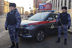 Росгвардейцы обеспечили безопасность праздничных мероприятий в честь Дня защитника Отечества в Москве 