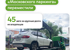 Максим Ликсутов: эвакуаторы «Московского паркинга» совместно с ФССП переместили на спецстоянки 45 машин за крупные долги их владельцев с начала года